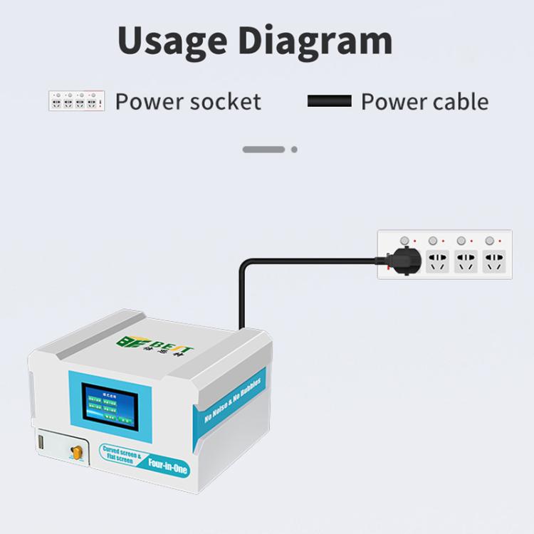 BEST B-528 4 in 1 7 inch Intelligent Laminating and Defoaming Machine Built-in Vacuum Pump