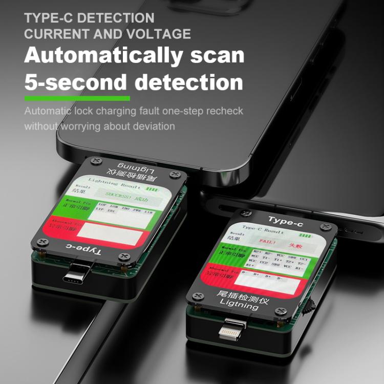 BEST VB-U4 Type-C / Lighting Interface Automatic Tail Plug Detector, BEST VB-U4