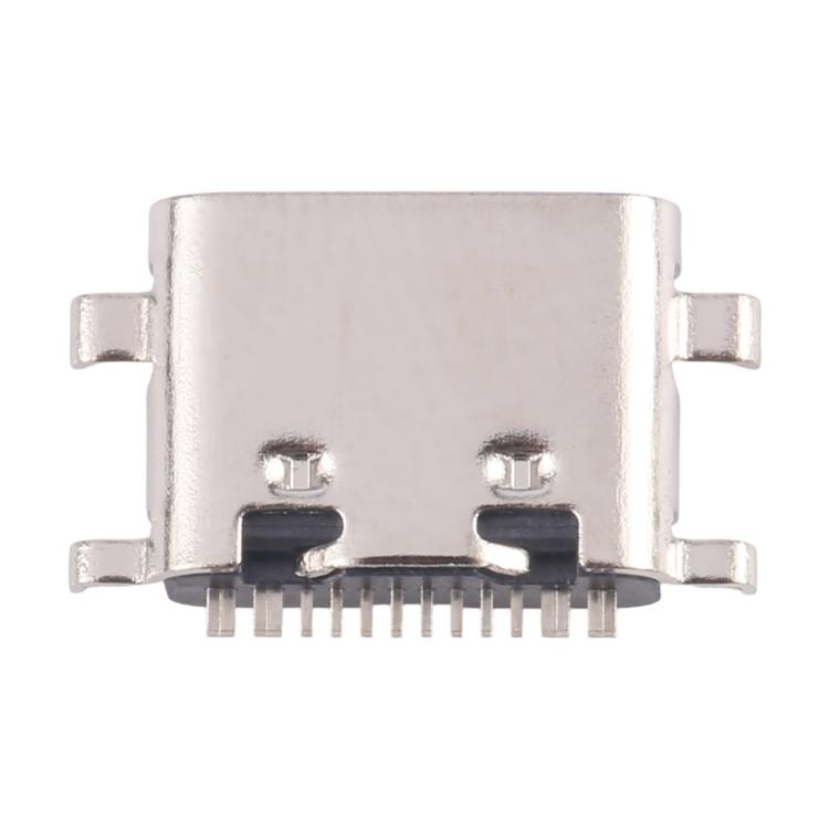 10pcs Original 12 Pin Charging Port Connector, Middle Pin Position, Four-pin Contacts, Upper Corner, Dual-row Pin, Dual-row Contact Pins, 4 Pin Not Spring-loaded, Four Pins Lower