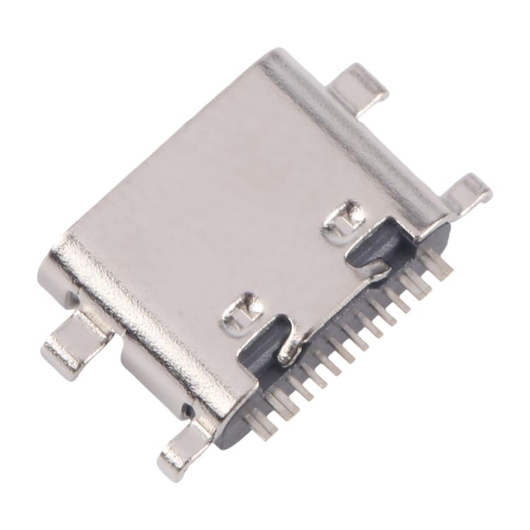 10pcs Original 12 Pin Charging Port Connector, Middle Pin Position, Four-pin Contacts, Upper Corner, Dual-row Pin, Dual-row Contact Pins, 4 Pin Not Spring-loaded, Four Pins Lower