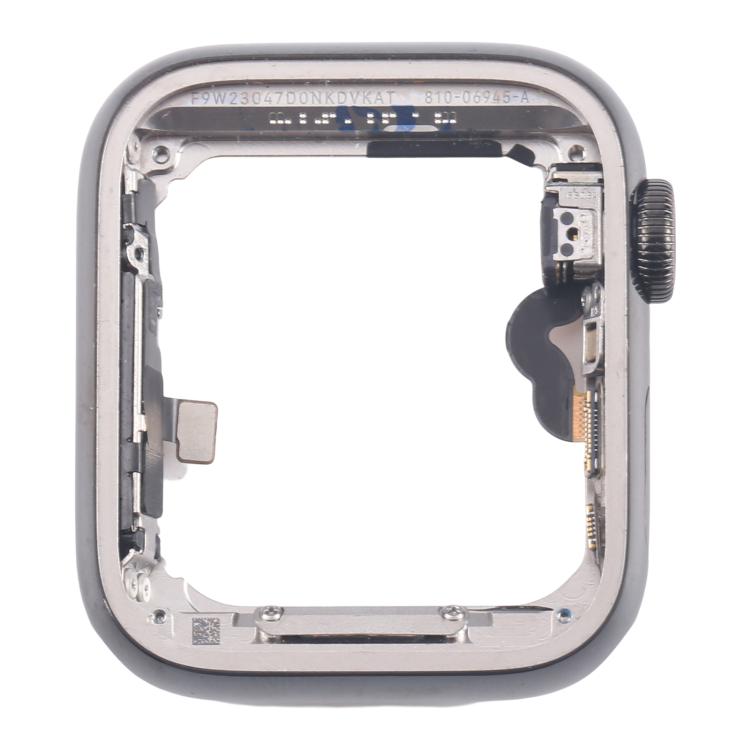 Graphite Steel Middle Frame Bezel Plate with Crown Spin Axis Flex Cable, For Apple Watch Series 5 44mm LTE, For Apple Watch Series 5 40mm LTE, For Apple Watch Series 4 44mm LTE, For Apple Watch Series 4 40mm LTE