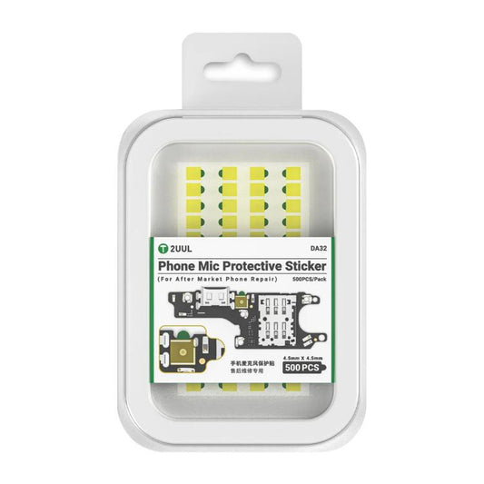 2UUL DA32 500 in 1 Phone Mic Protective Sticker, DA32