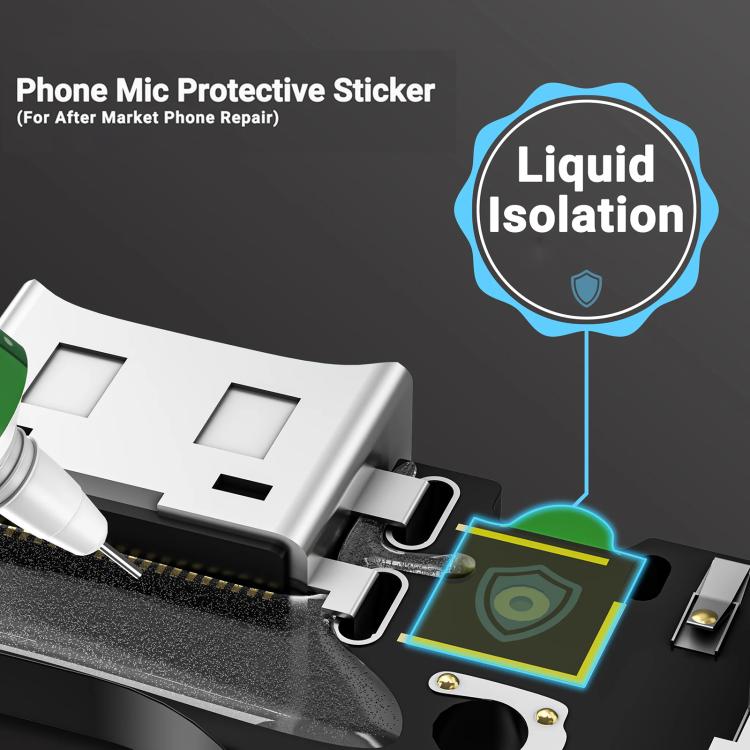2UUL DA32 500 in 1 Phone Mic Protective Sticker, DA32