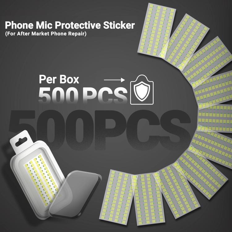 2UUL DA32 500 in 1 Phone Mic Protective Sticker, DA32