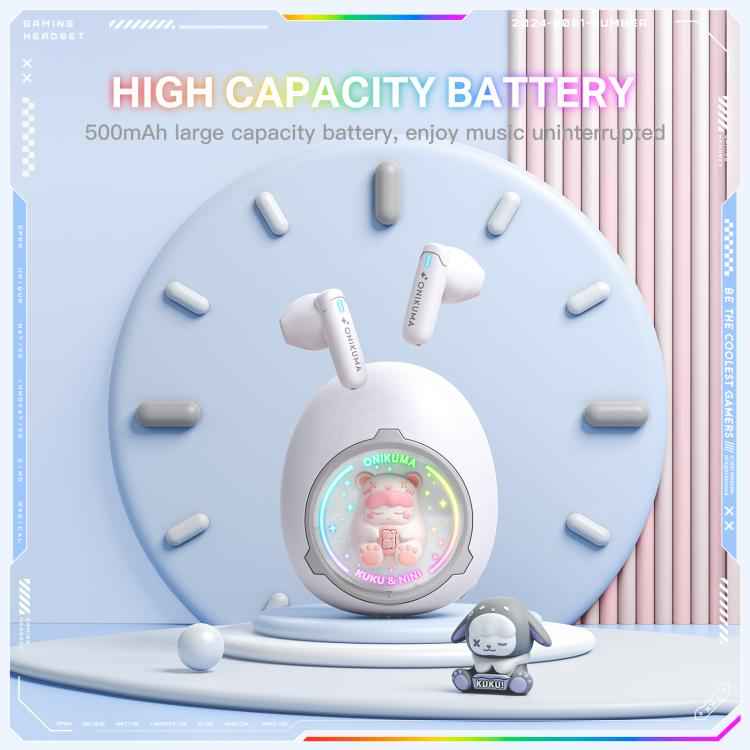 ONIKUMA T302 RGB Cute Unique Doll BT 5.4 Wireless Earphones