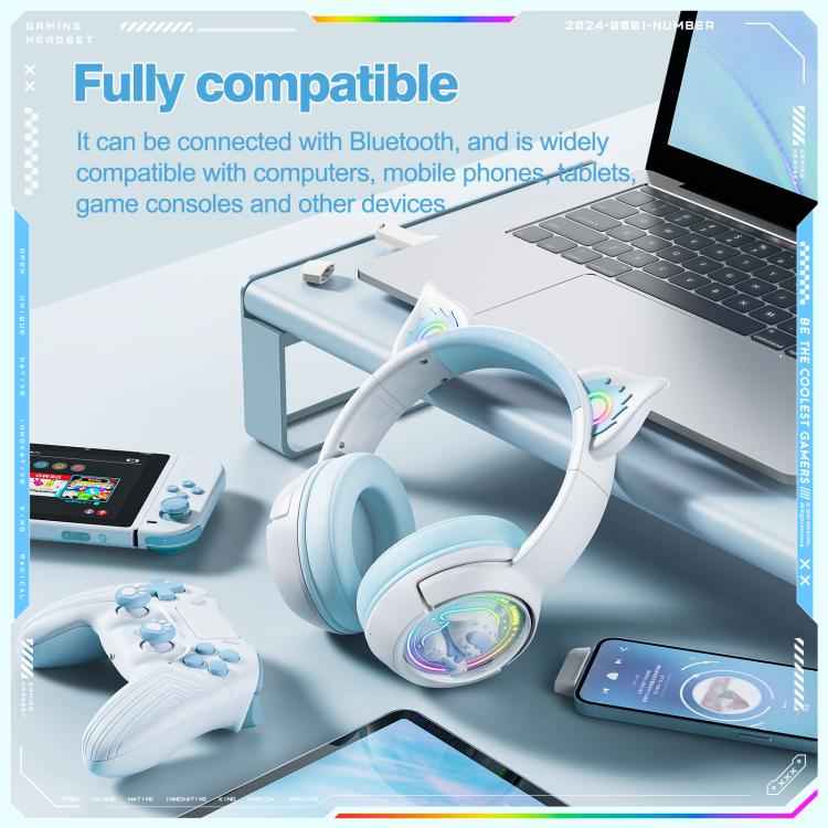 ONIKUMA B5 RGB BT / Wired / 2.4G Fox Shaped Headphones