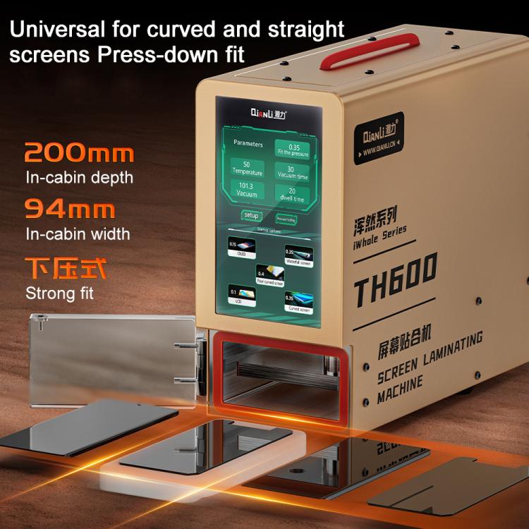Qianli TH600 Phone LCD Curved / Straight Screen Universal Pressing Laminating Machine, US Plug, EU Plug