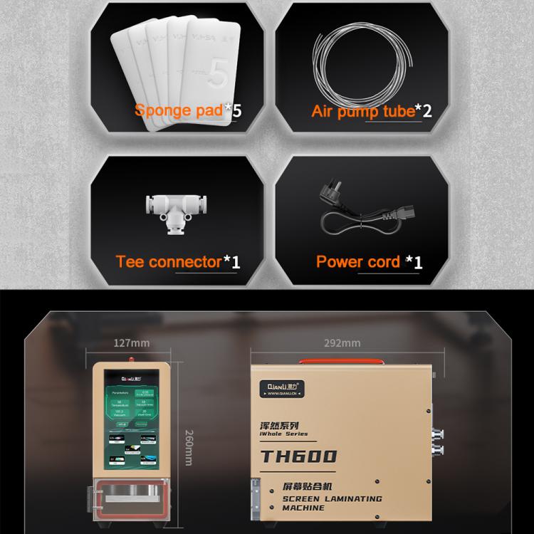 Qianli TH600 Phone LCD Curved / Straight Screen Universal Pressing Laminating Machine, US Plug, EU Plug