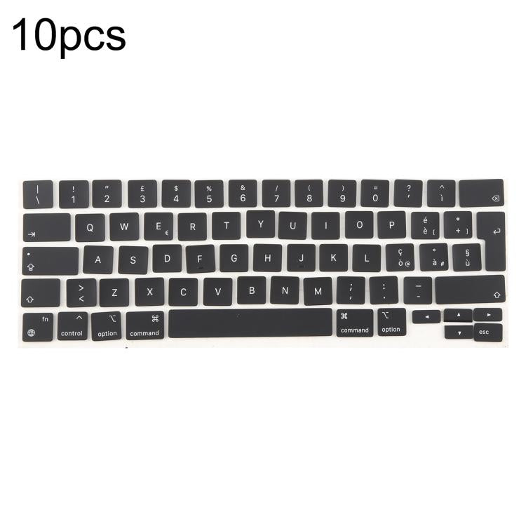 For MacBook A2251 A2289 A2238 A2338 10pcs UK Big Enter Version Keycaps, Sweden, Denmark, Italy, Arabic, German, Russian, Hungary, French, Norway, Spain, Portugal, English