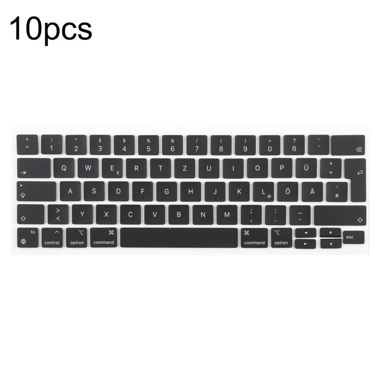 For MacBook A2251 A2289 A2238 A2338 10pcs UK Big Enter Version Keycaps, Sweden, Denmark, Italy, Arabic, German, Russian, Hungary, French, Norway, Spain, Portugal, English
