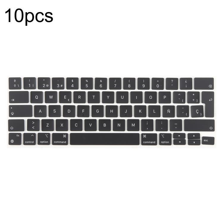 For MacBook A2251 A2289 A2238 A2338 10pcs UK Big Enter Version Keycaps, Sweden, Denmark, Italy, Arabic, German, Russian, Hungary, French, Norway, Spain, Portugal, English