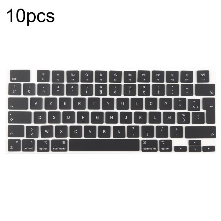 For MacBook A2681 A2941 A3113  A3114 10pcs UK Big Enter Version Keycaps, Arabic, French, Italy, German, Denmark, Sweden, Hungary, Spain, Norway, Russian, Portugal