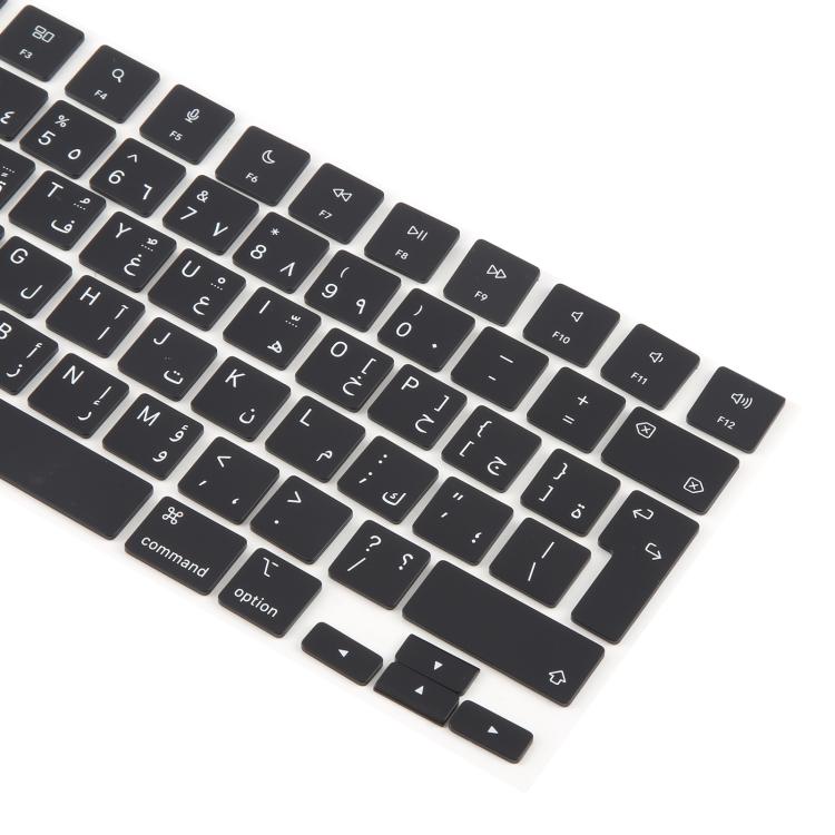 For MacBook A2442 A2485 A2779 A2780 A2991 A2992 A2918 10pcs UK Big Enter Version Keycaps, Arabic, French, Italy, German, Denmark, Sweden, Hungary, Spain, Norway, Russian, Portugal