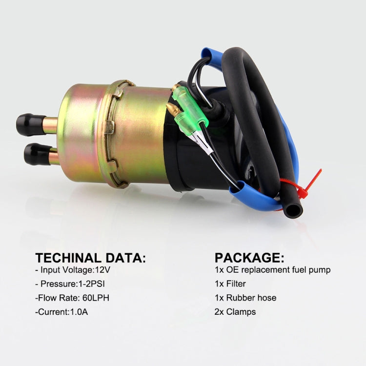 12V Electric Fuel Pump 49040-1055 for Kawasaki, Electric Fuel Pump