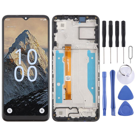 LCD Screen Digitizer Full Assembly with Frame, For Boost Summit 5G 2024 SN339D-SMT
