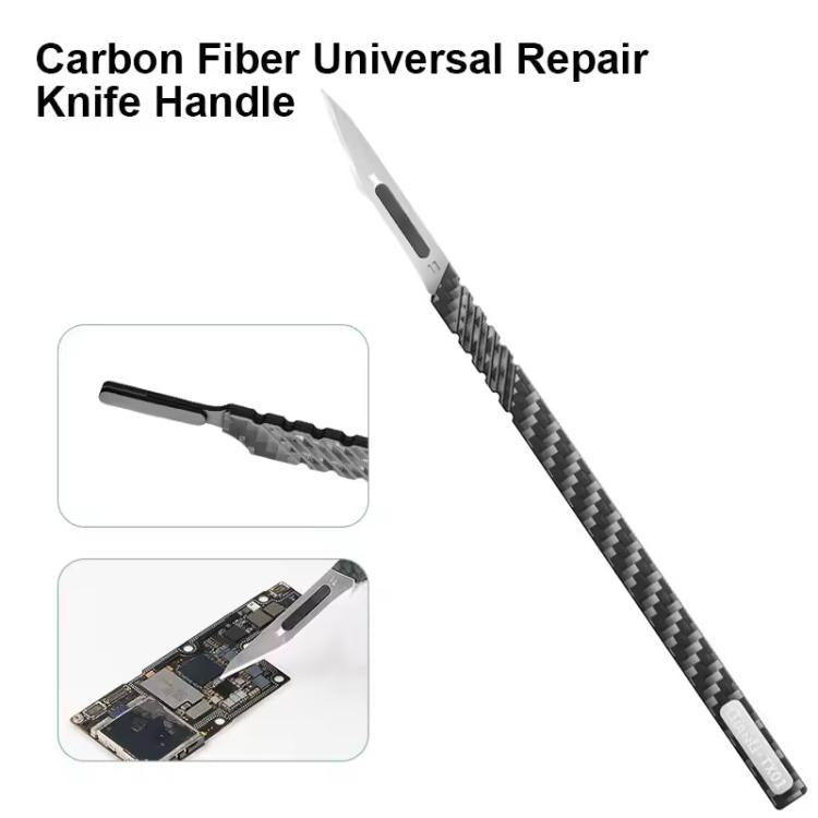 QianLi TX01 Carbon Fibre Non-Magnetic Anti-Static Universal Knife Handle, QianLi TX01