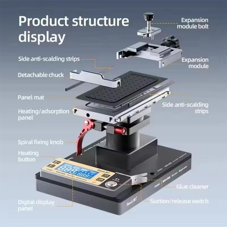 Qianli PM86 Universal Screen Disassembling Heating Separator, US Plug, EU Plug, UK Plug