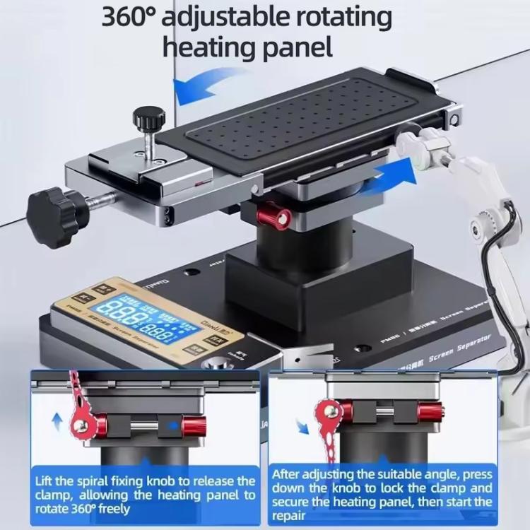 Qianli PM86 Universal Screen Disassembling Heating Separator, US Plug, EU Plug, UK Plug