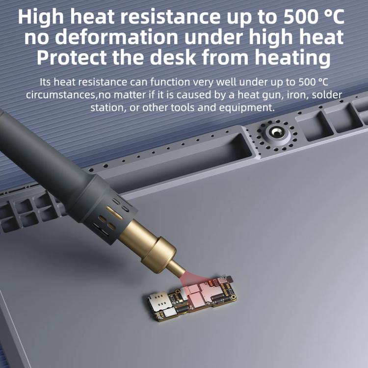 Mega-Idea B440 Desktop Insulation Heat-Resistant Silicone Pad, B440