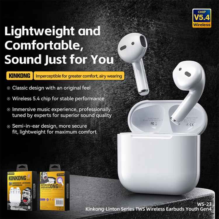 WK WS-23 Liton Series TWS Wireless Earbuds Youth Gen4