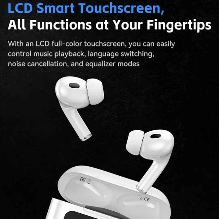 WK WS-26 Liton Series ANC+ENC Wireless Earbuds with Smart Color Screen
