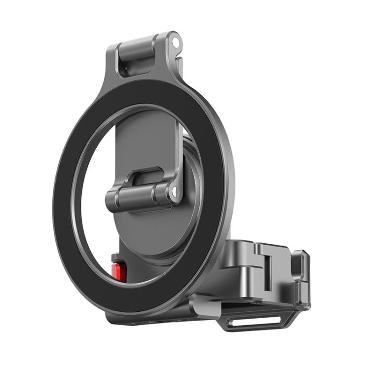 BRDRC Smartphone Teleprompter Stand Desktop Clamp Cold Shoe Extension Mount, For DJI Osmo Pocket 3 Dark Grey