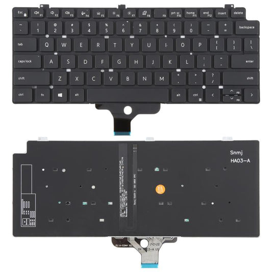 US Version Backlit Laptop Keyboard for Dell LATITUDE P33S 13-7300 7310, For Dell LATITUDE P33S 13-7300 7310