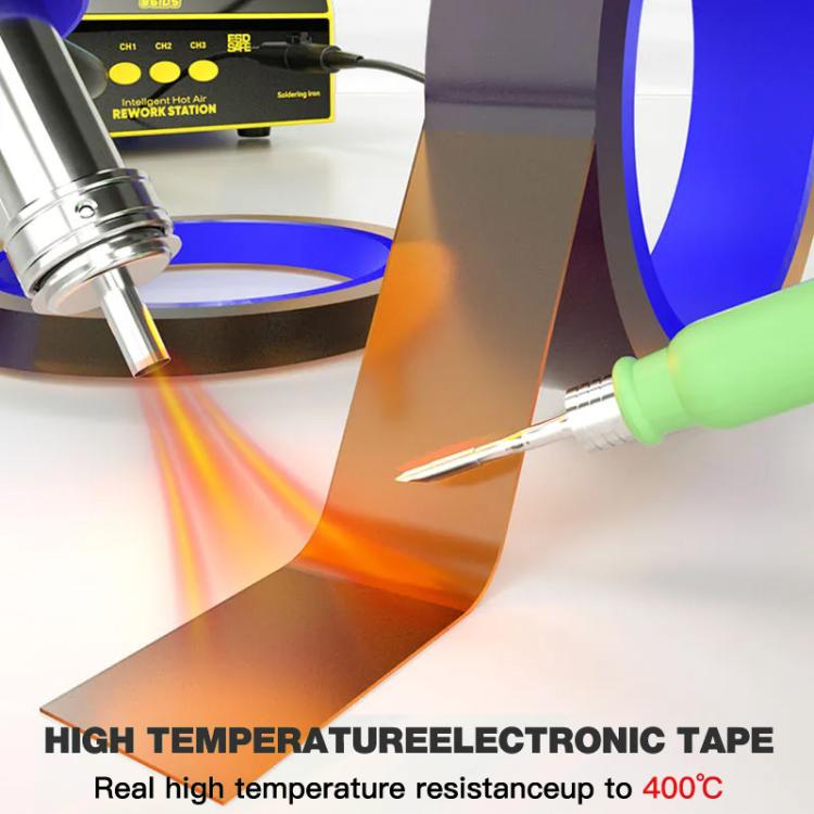 Mechanic 400 Degrees Celsius High-temperature Resistant PCB Battery Repair Tape, 5mm x 35m, 10mm x 35m, 15mm x 35m, 20mm x 35m, 30mm x 35m