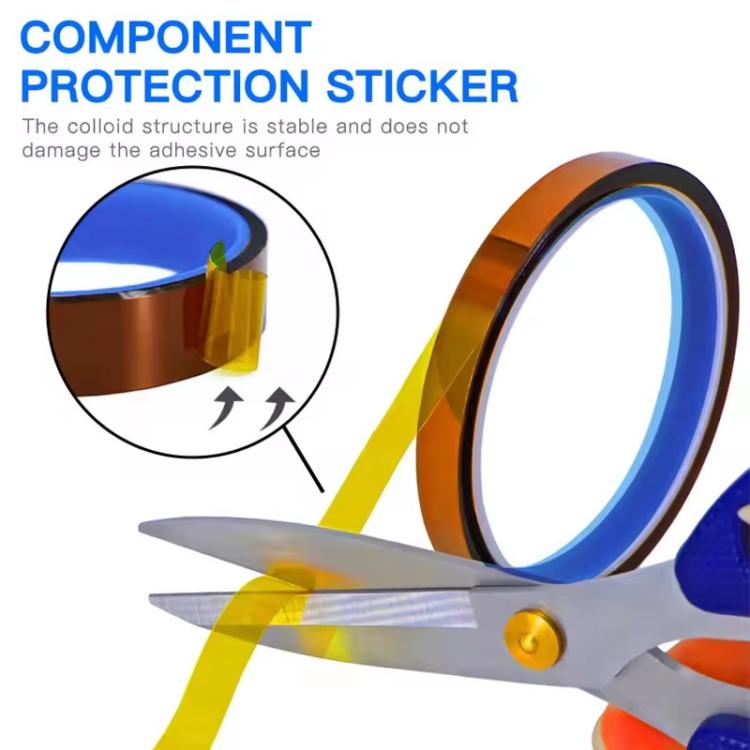 Mechanic 400 Degrees Celsius High-temperature Resistant PCB Battery Repair Tape, 5mm x 35m, 10mm x 35m, 15mm x 35m, 20mm x 35m, 30mm x 35m