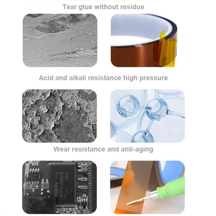 Mechanic 400 Degrees Celsius High-temperature Resistant PCB Battery Repair Tape, 5mm x 35m, 10mm x 35m, 15mm x 35m, 20mm x 35m, 30mm x 35m