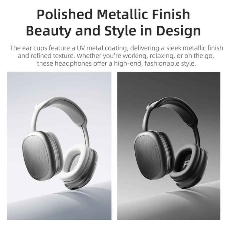 ROCK O5 Head-mounted Bluetooth 5.3 Wireless Headphones