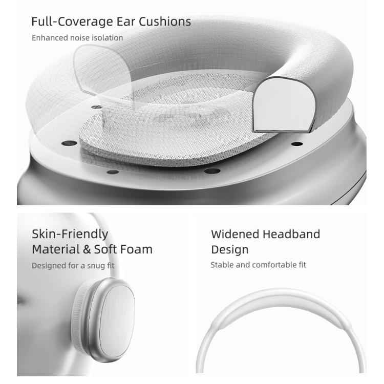 ROCK O5 Head-mounted Bluetooth 5.3 Wireless Headphones