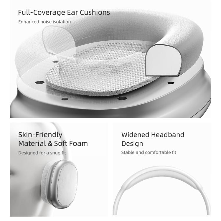 ROCK O5 Head-mounted Bluetooth 5.3 Wireless Headphones