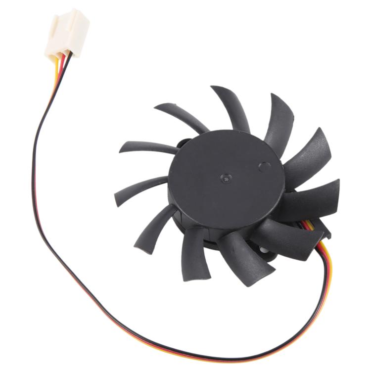 For SEEWO SC6010M12VSF DC12V 0.18A 3Pin Cooling Fan, 3Pin Fan blade diameter 55mm