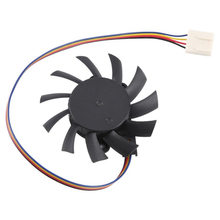 For SEEWO SC6010M12VSF DC12V 0.18A 4Pin Cooling Fan, 4Pin Fan blade diameter 55mm