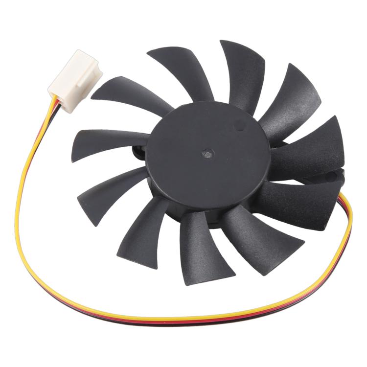For SEEWO SC7010M12VSF DC12V 0.18A 3Pin Cooling Fan, 3Pin Fan blade diameter 65mm