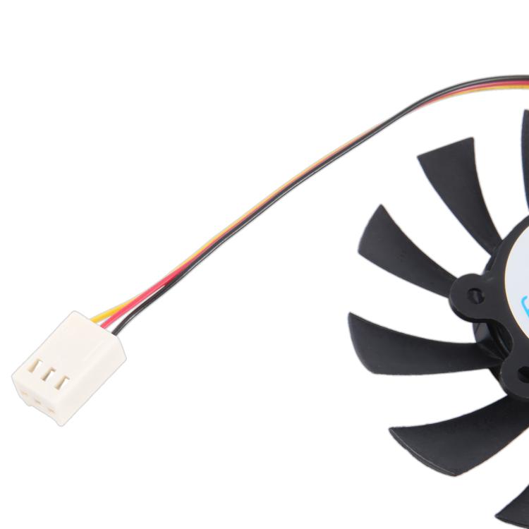 For SEEWO SC7010M12VSF DC12V 0.18A 3Pin Cooling Fan, 3Pin Fan blade diameter 65mm