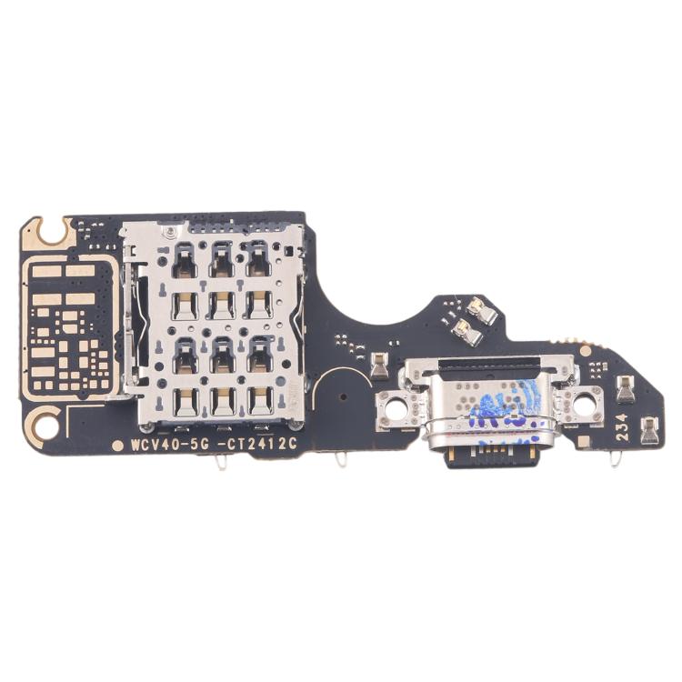 Charging Port Board With SIM Card Holder Socket, Not Supporting Fast Charging, For vivo Y300 Pro+ 5G, For vivo S20 5G V2429A, For vivo S20 Pro 5G V2430A, For vivo Y300 5G V2435, For vivo V40 Pro 5G V2347, For vivo V40 5G V2348
