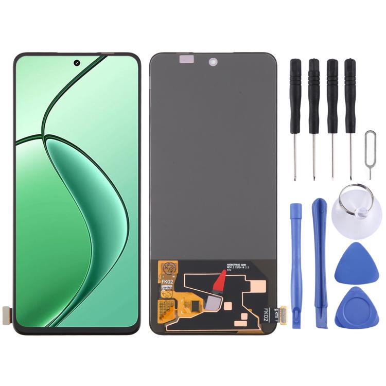 OLED LCD Screen with Digitizer Full Assembly, For Realme 14T 5G, For Realme 14 5G, For Realme P1 Speed 5G, For Realme 13 4G, For Realme 13+ 5G RMX5002 RMX5000, For Realme 12 4G RMX3871, For Realme Narzo 70 5G RMX3869, For Realme P1 5G RMX3870          ...
