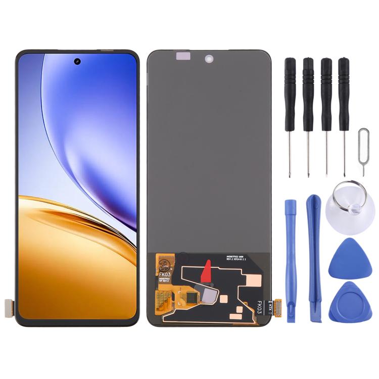 OLED LCD Screen with Digitizer Full Assembly, For Realme 14T 5G, For Realme 14 5G, For Realme P1 Speed 5G, For Realme 13 4G, For Realme 13+ 5G RMX5002 RMX5000, For Realme 12 4G RMX3871, For Realme Narzo 70 5G RMX3869, For Realme P1 5G RMX3870          ...