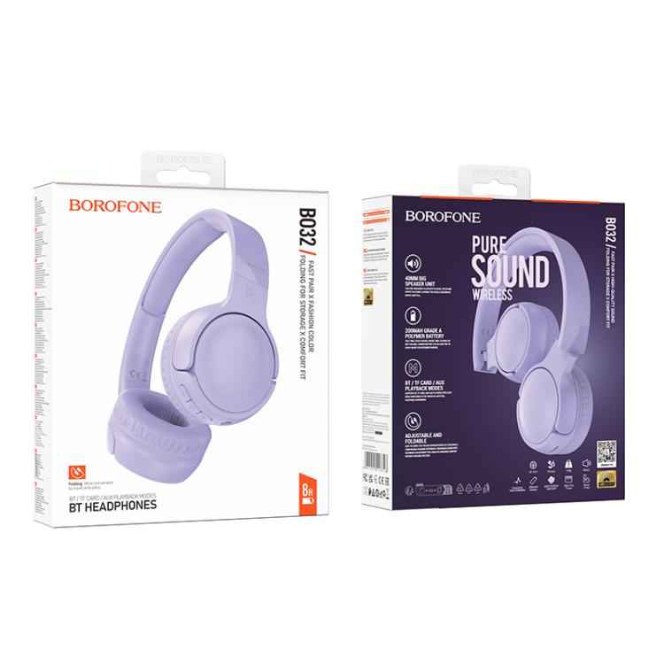 Borofone BO32 Show Head-mounted Bluetooth 5.4 Wireless Headphones
