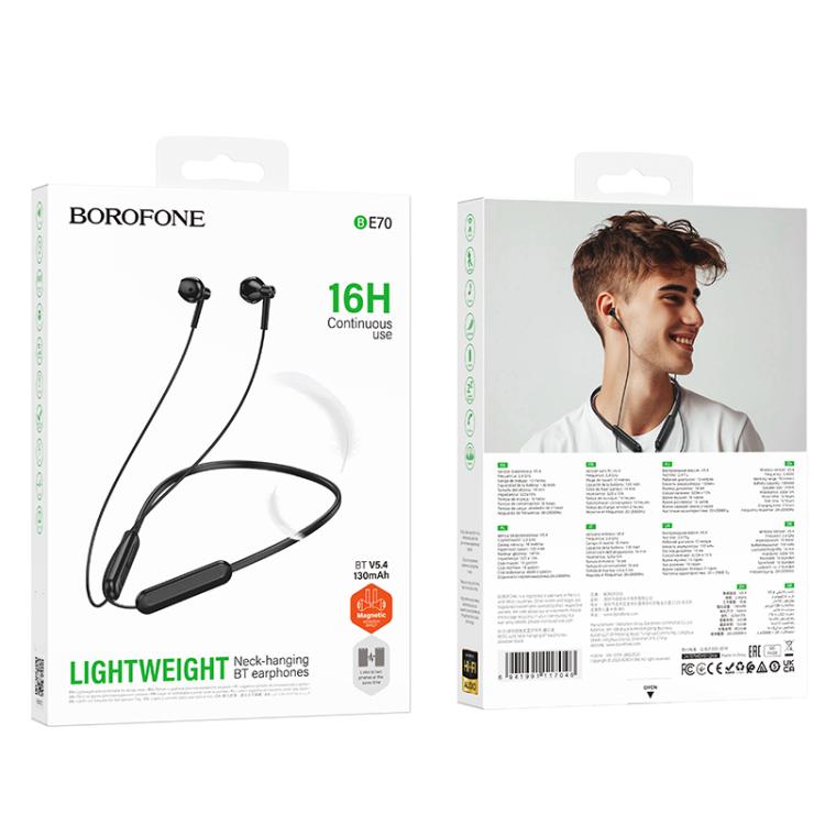 Borofone BE70 Light Neck-mounted BT Earphones