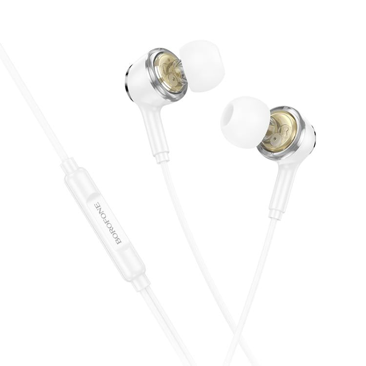 Borofone BM90 Miller Universal Digital Wired Earphones with Microphone, Length: 1.2m, 3.5mm