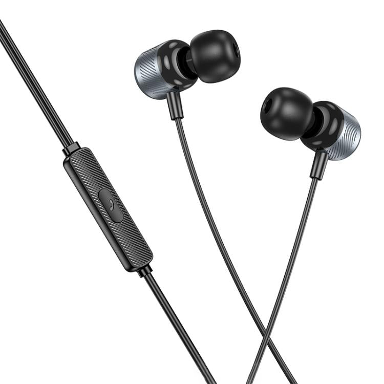 Borofone BM93 Platino Universal 3.5mm Wired Earphones with Microphone, Length: 1.2m