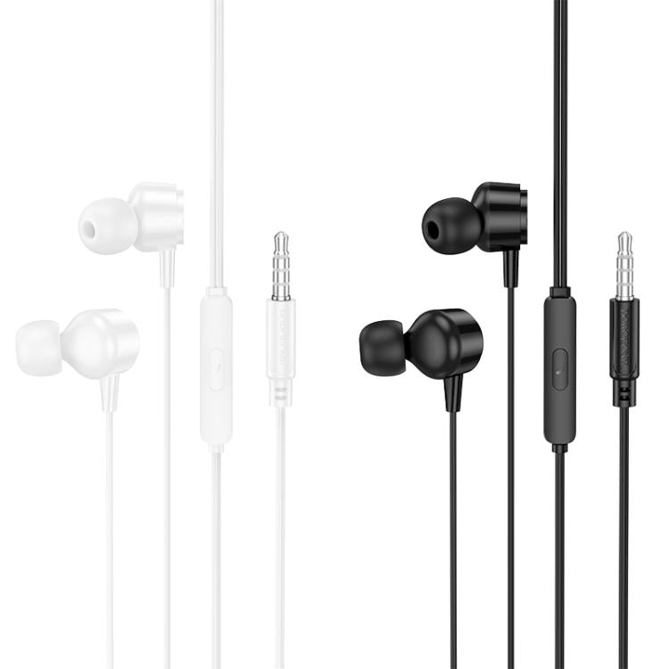 Borofone BM94 Sonar 3.5mm Interface Universal Wired Earphones with Microphone, Length: 1.2m, 3.5mm Interface