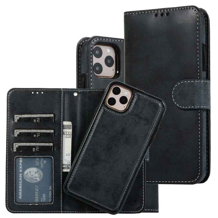 KLT888-2 Retro 2 in 1 Detachable Magnetic Horizontal Flip TPU + PU Leather Case with Holder & Card Slots & Photo Frame & Wallet, For iPhone 11, For iPhone 11 Pro, For iPhone 11 Pro Max, For iPhone 6, For iPhone 6 Plus, For iPhone SE 2022 / SE 2020 / 8 ...