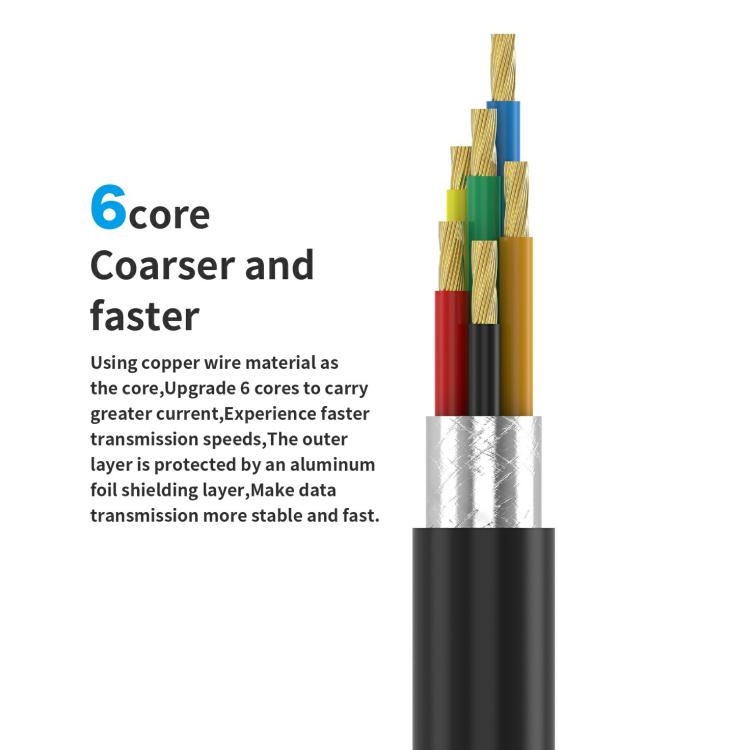 18 Kinds AV-Line 2.0 1.2m Intelligent Detection Charging Data Cable