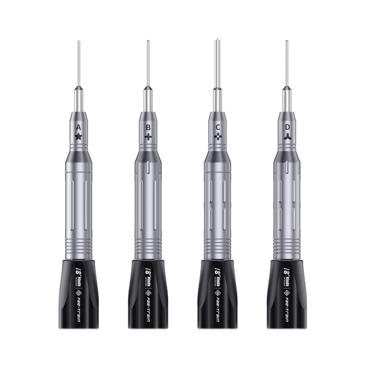 18 Kinds Aerospace 3D Anti-Slip Magnetic Screwdriver, A Pentalobe, B Phillips, C External Cross, D Tri-Wing, 5 in 1 Set