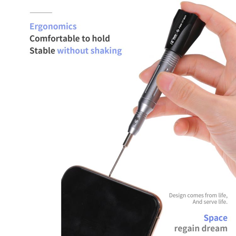 18 Kinds Aerospace 3D Anti-Slip Magnetic Screwdriver, A Pentalobe, B Phillips, C External Cross, D Tri-Wing, 5 in 1 Set