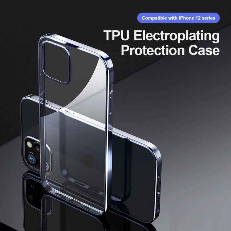 ROCK Shockproof Electroplating TPU Protective Case, For iPhone 12 mini, For iPhone 12 / 12 Pro, For iPhone 12 Pro Max